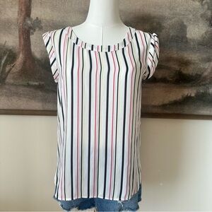 Ann Taylor Factory Multicolor Striped Blouse